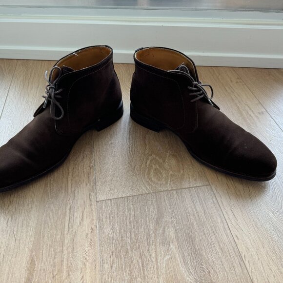 Meermin Brown Suede Chukka Boots - Picture 2 of 8